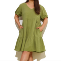 Summer Women's Casual Dress with Pockets