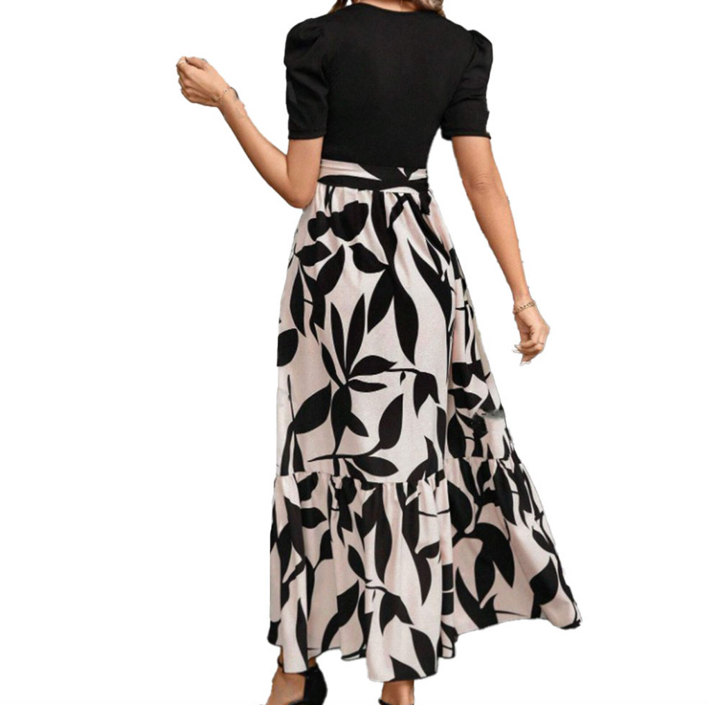 Women's Floral Printed Round Neck Top