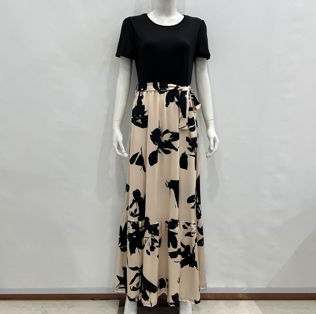 Women's Floral Printed Round Neck Top