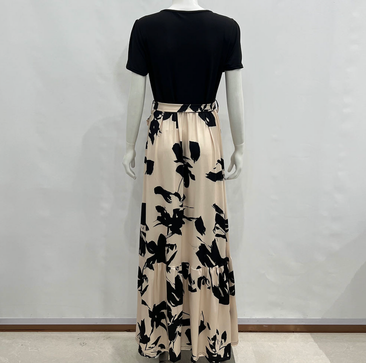 Women's Floral Printed Round Neck Top